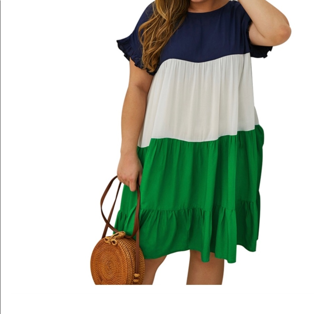 Summer Contrast Dress